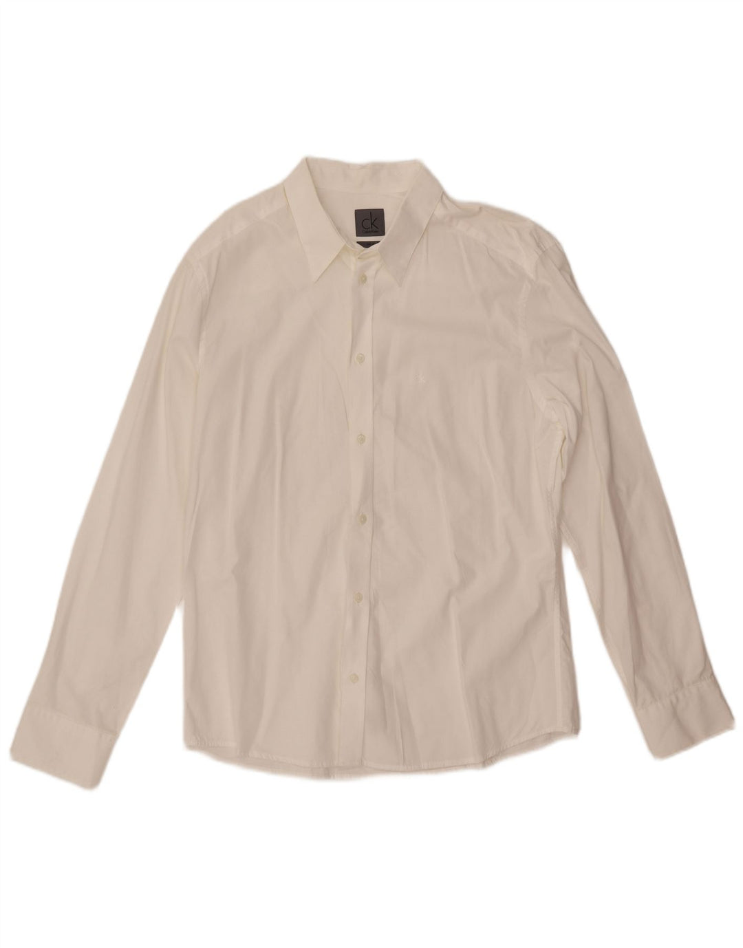 Ανδρικό πουκάμισο CALVIN KLEIN Slim Fit XL Λευκό