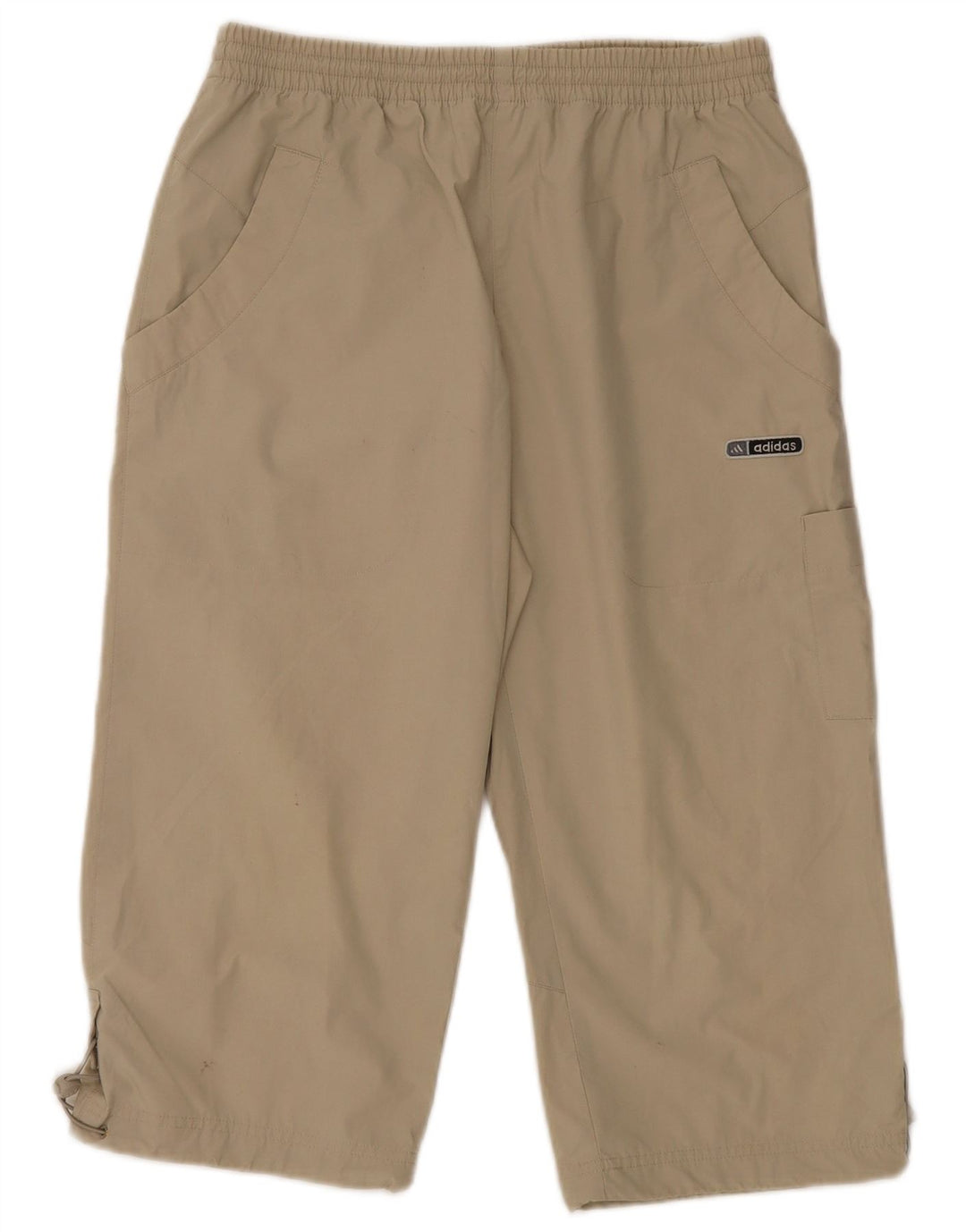 Ανδρική φόρμα Adidas Cargo Capri Παντελόνι Μικρό Μπεζ Πολυεστέρας