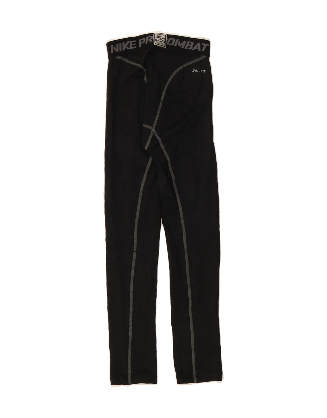NIKE Womens Dri Fit Graphic Leggings UK 12 Medium  Black Polyester Vintage Nike and Second-Hand Nike from Messina Hembry 