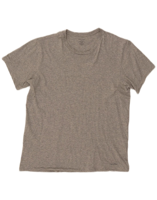 Ανδρικό T-Shirt CALVIN KLEIN Top Medium Grey