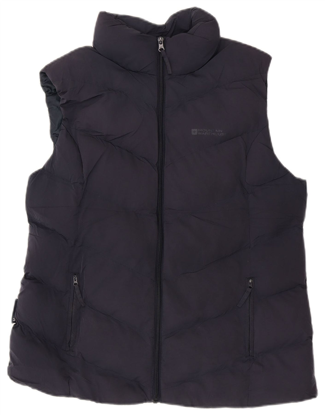 Mountain Warehouse Womens Padded Gilet UK 16 Large Navy Blue Polyester