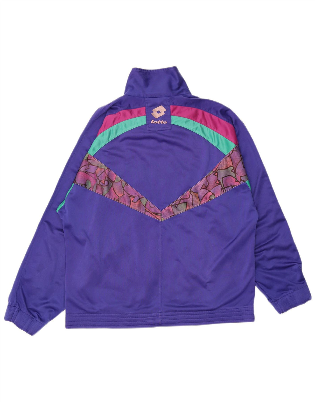 Ανδρική αθλητική φόρμα Lotto Top Jacket με μεγάλο μωβ χρώμα
