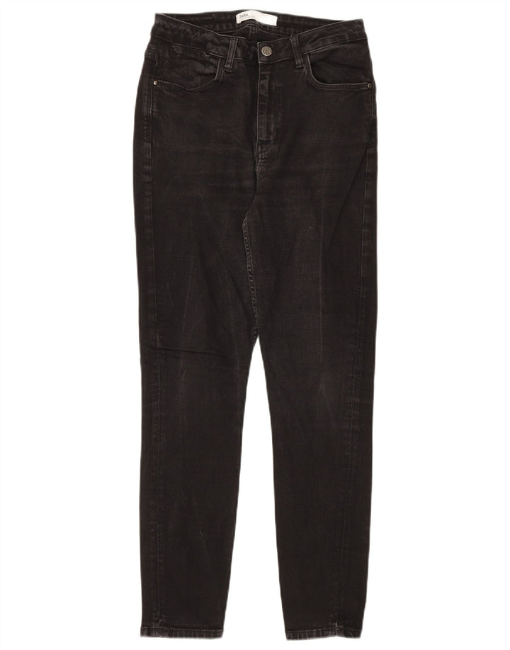 Zara Γυναικείο Tapered Jeans EU 40 Medium W30 L28 Black