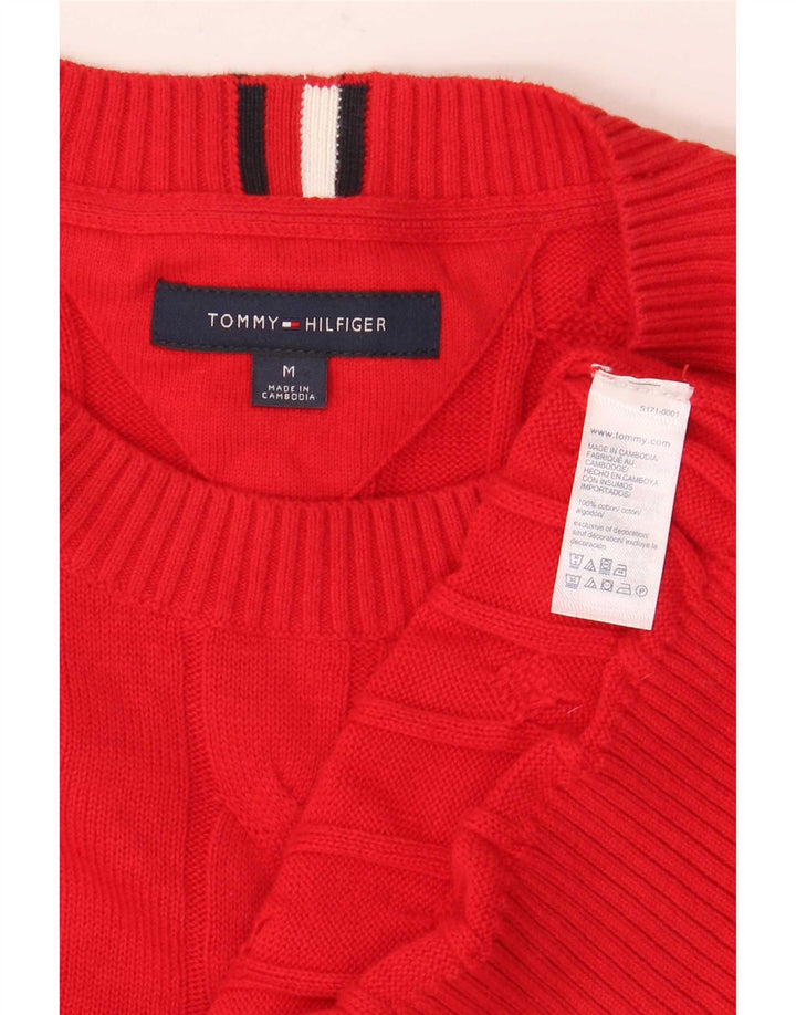 Ανδρικό πουλόβερ με λαιμόκοψη Tommy Hilfiger, μεσαίο βαμβακερό