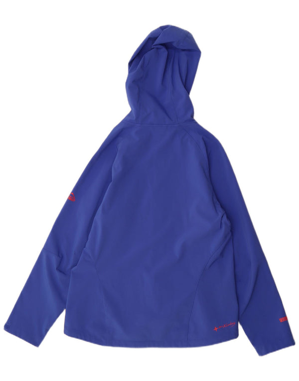 Γυναικείο μπουφάν βροχής με κουκούλα MC Kinley UK 16 Large Blue Polyester
