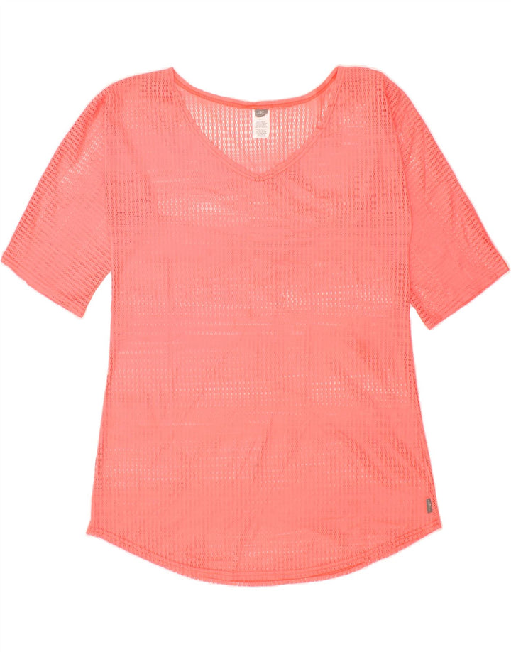 O'NEILL Womens Oversized T-Shirt Top UK 6 XS Pink Polyester Vintage O'Neill and Second-Hand O'Neill from Messina Hembry 