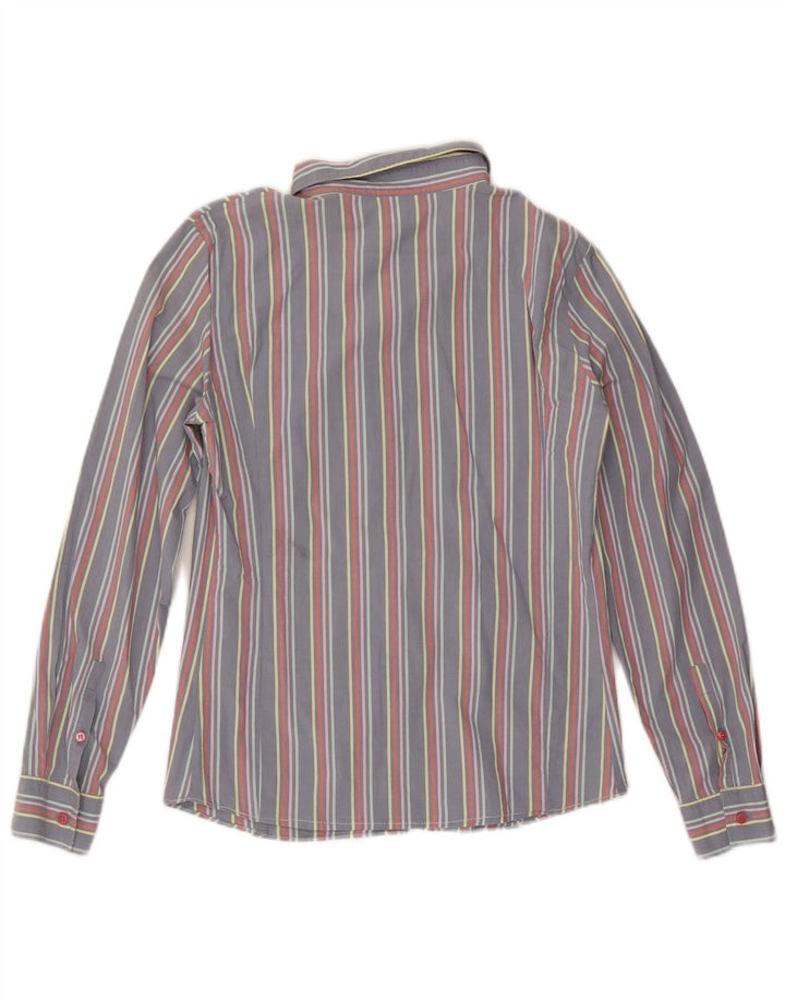 Γυναικείο πουκάμισο Lacoste 48 XL γκρι ρίγες