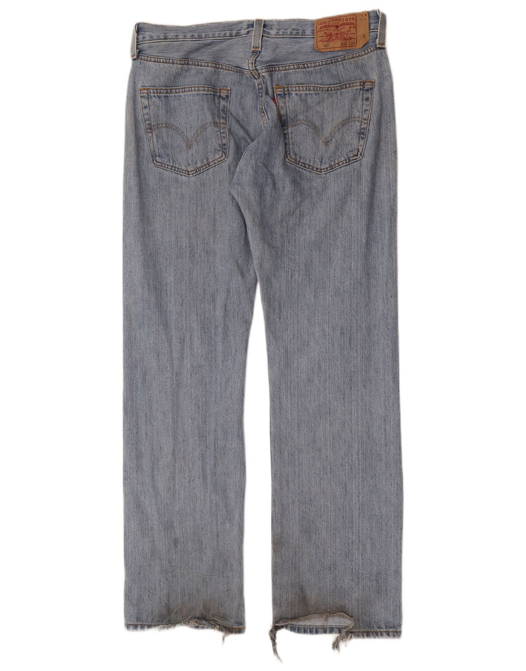 Ανδρικό τζιν Levi's Straight W34 L32 Μπλε βαμβακερό