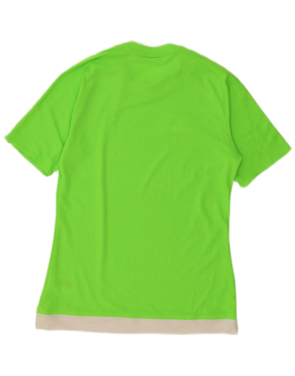 Adidas Ανδρικό T-Shirt Climalite Top Small Green Colourblock Πολυεστέρας