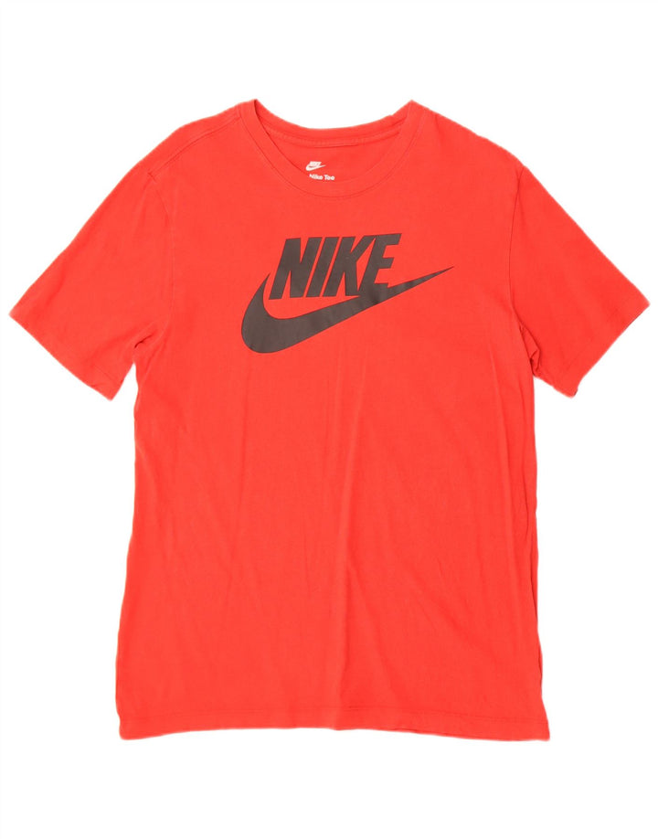Ανδρικό γραφικό μπλουζάκι Nike, μεσαίο κόκκινο