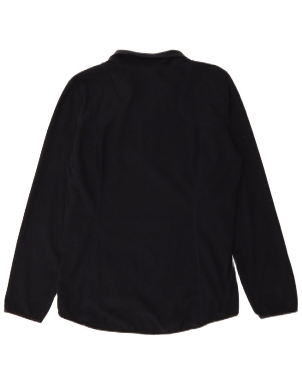 Champion γυναικείο φερμουάρ Fleece Jumper UK 16 Large Navy Blue Polyester
