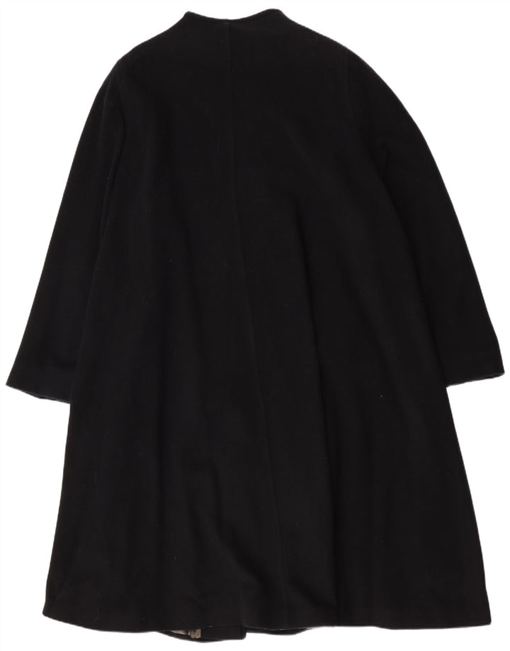 LADY H. Γυναικείο Oversized Πανωφόρι IT 49 XL Μαύρο Lambswool