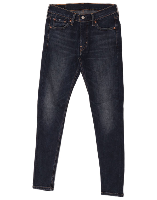 Levi's Womens 519 Hi-ball Skinny Jeans W30 L29 Blue Cotton