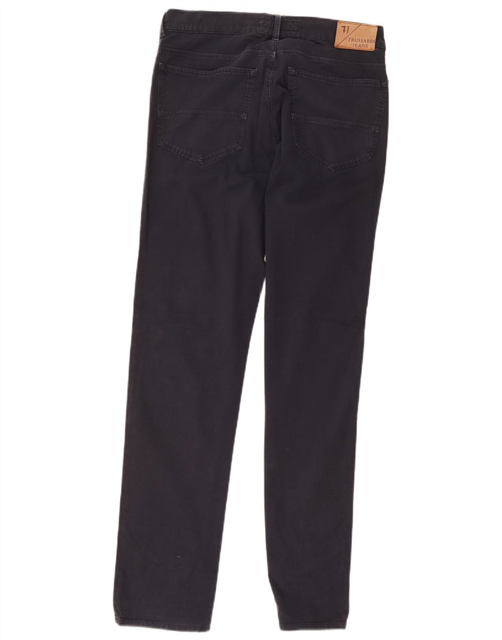 Trussardi Ανδρικό Slim Casual Παντελόνι W32 L34 Γκρι