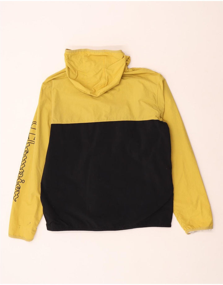 Ανδρικό μπουφάν βροχής με κουκούλα Champion UK 40 Large Yellow Colourblock