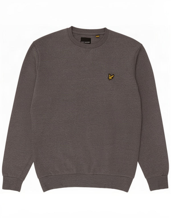Ανδρικό φούτερ Lyle & Scott Jumper Μεσαίο γκρι βαμβακερό