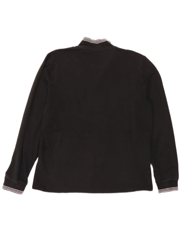 Γυναικεία αθλητική φόρμα Lotto Top Jacket UK 18 XL Μαύρο βαμβακερό