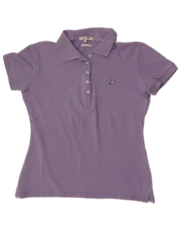 Γυναικείο μπλουζάκι πόλο Geox UK 10 Small Purple