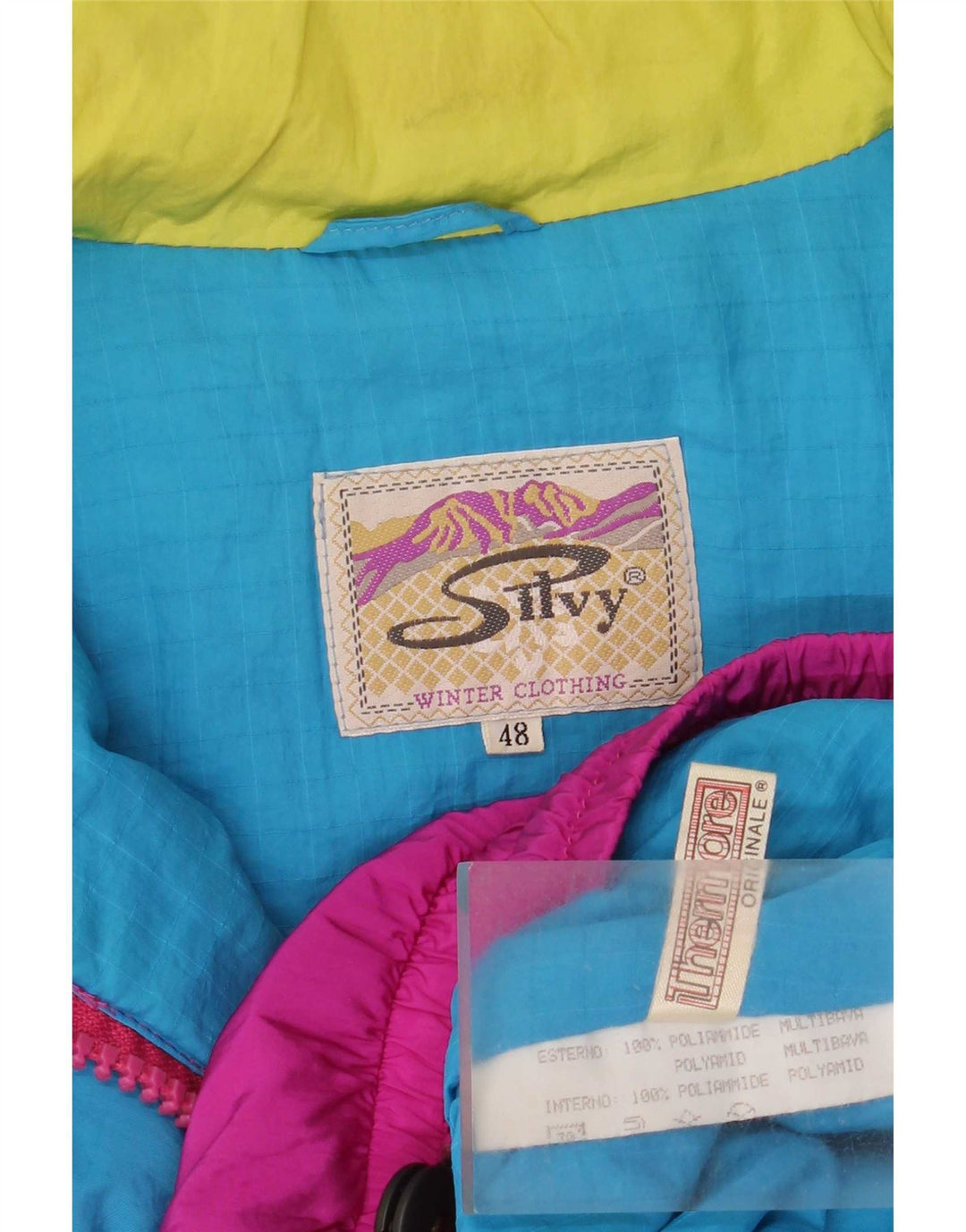 Ανδρικό μπουφάν Silvy Loose Fit Ski IT 48 Medium πολύχρωμο Colourblock