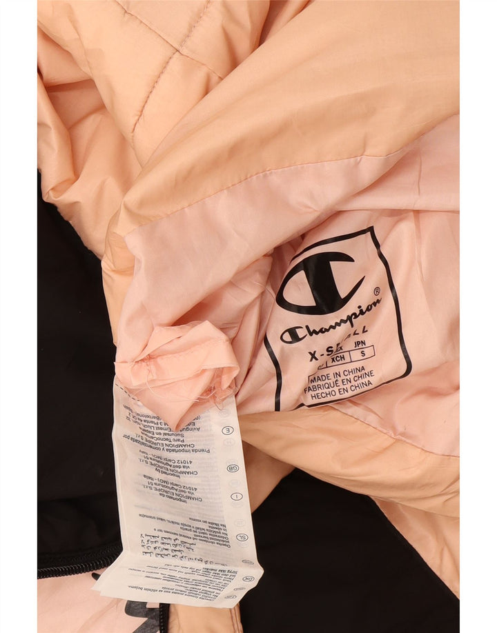 Champion γυναικείο υπερμεγέθη τζάκετ UK 6 XS Pink Colourblock Polyamide