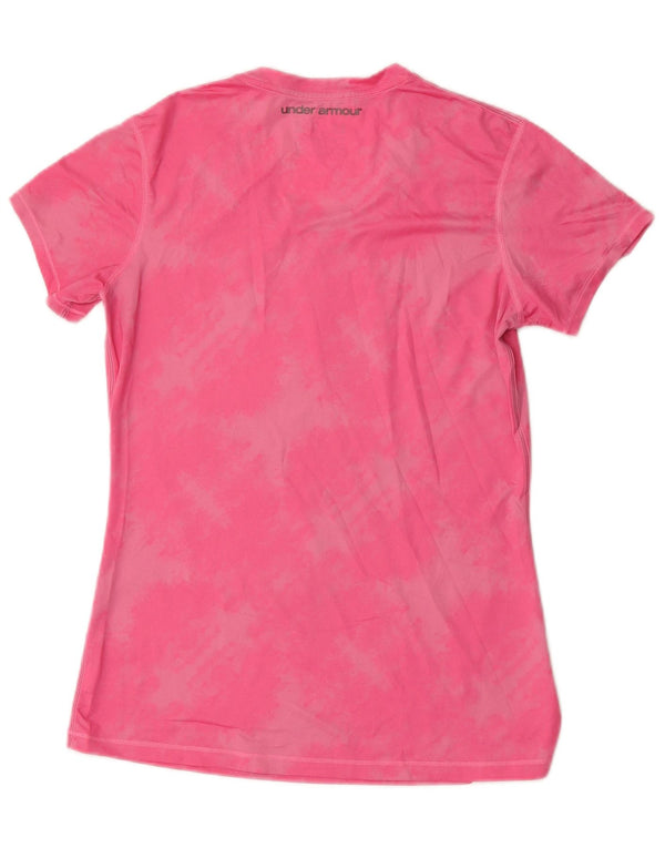 Γυναικείο μπλουζάκι Under Armour Heat Gear Top UK 14 Medium Pink Tie Dye