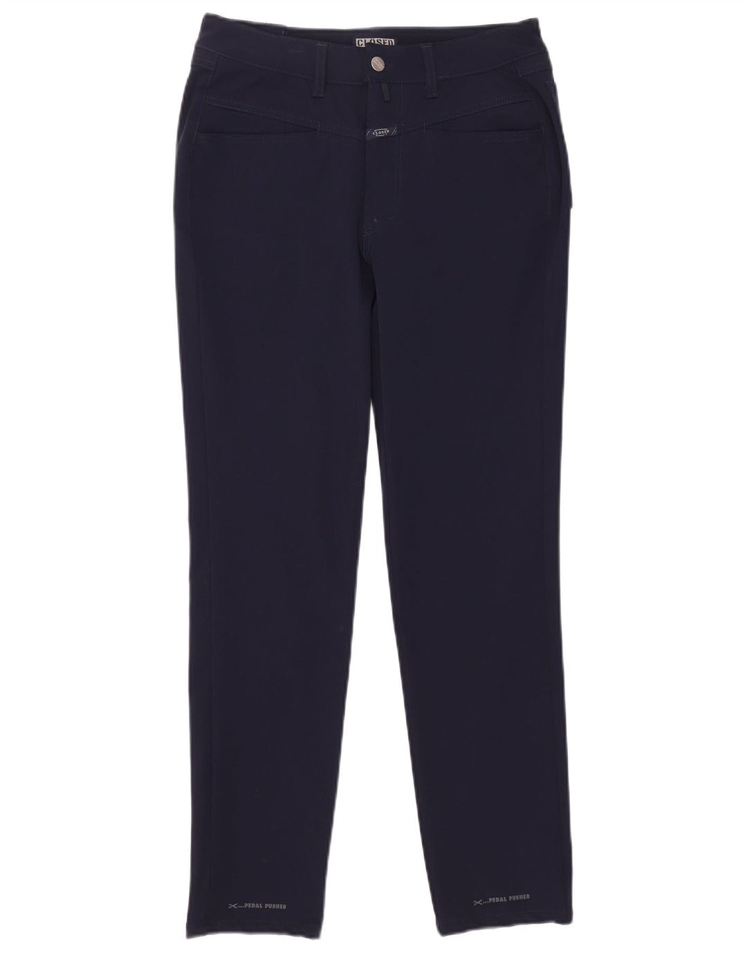 Ανδρικό κλειστό λεπτό παντελόνι W30 L30 Navy Blue Polyamide