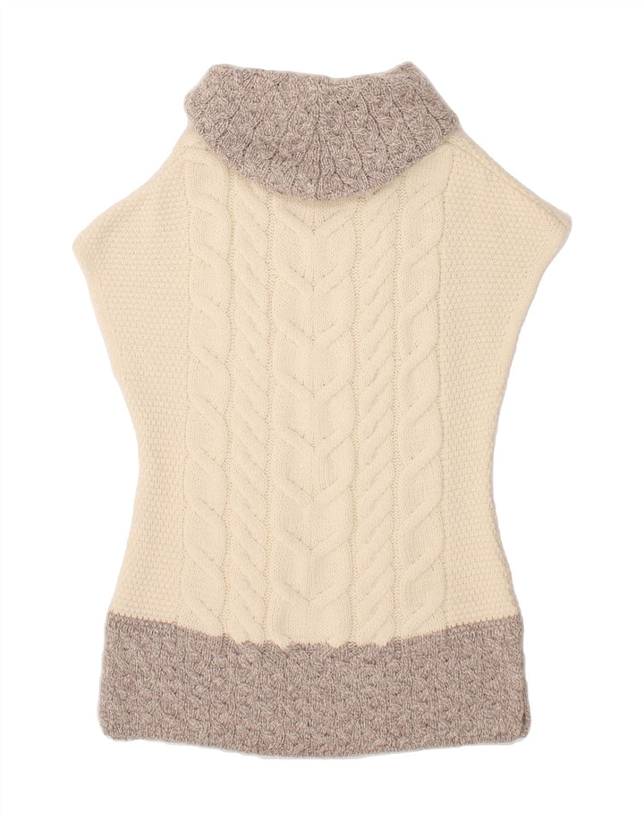 CARRAIG DONN Womens Roll Neck Jumper Sweater UK 14 Medium Off White Vintage Carraig Donn and Second-Hand Carraig Donn from Messina Hembry 