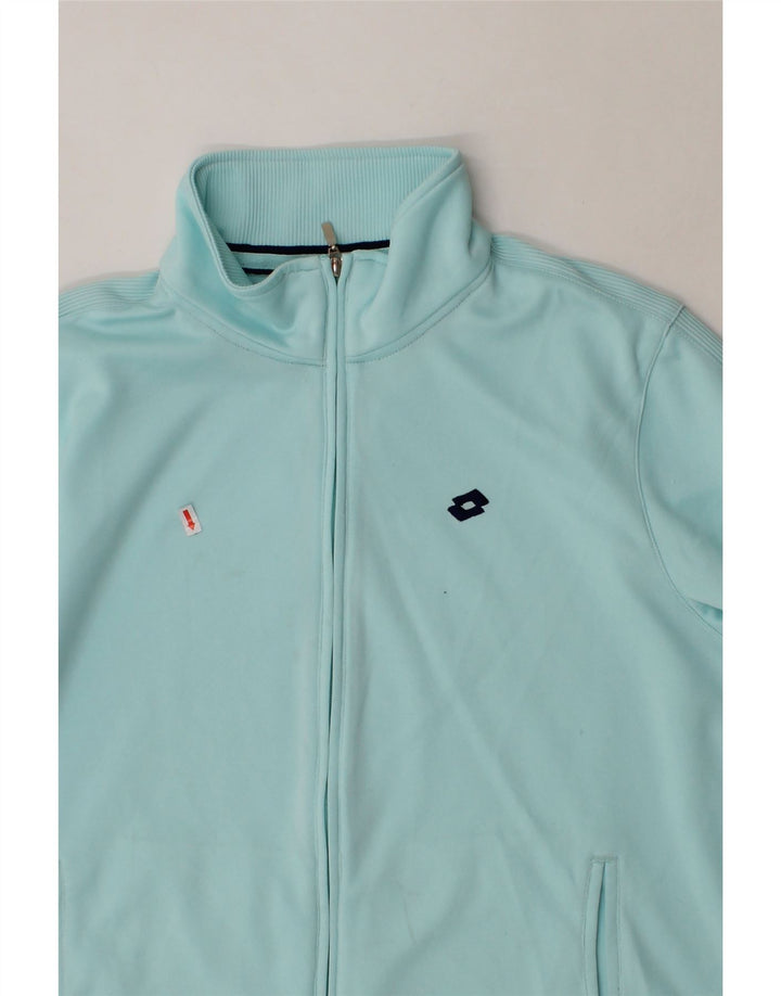 LOTTO Womens Tracksuit Top Jacket UK 22 3XL Turquoise Vintage Lotto and Second-Hand Lotto from Messina Hembry 