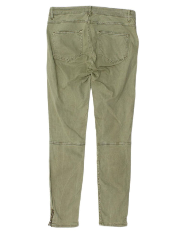 Zara Γυναικεία Skinny Jeans EU 36 XS W26 L27 Khaki Lyocell