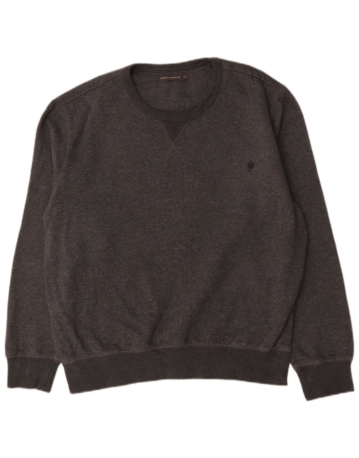Ανδρικό φούτερ French Connection Jumper XL Γκρι βαμβακερό