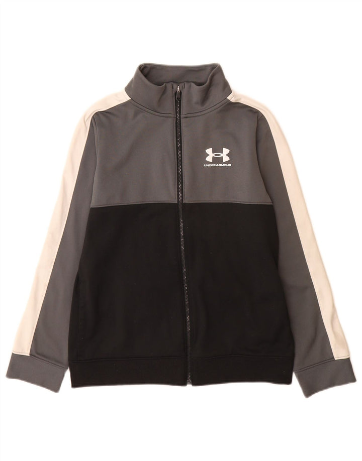 Under Armour Boys αθλητική φόρμα Top Jacket 9-10 Years Medium Black Colourblock