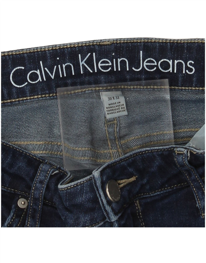 Γυναικείο τζιν ίσιο Calvin Klein W30 L32 Navy Blue