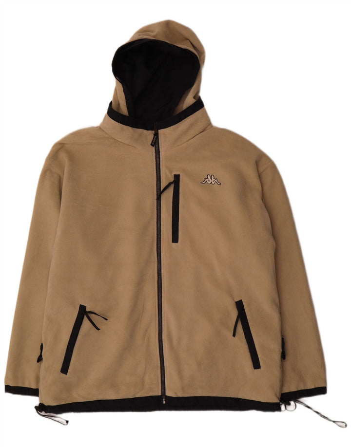 Kappa Ανδρικό αναστρέψιμο μπουφάν με κουκούλα UK 40 Large Navy Blue Polyester