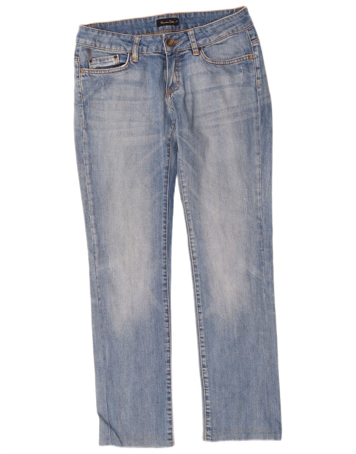MASSIMO DUTTI Γυναικείο λεπτό τζιν EU 38 Small W28 L29 Μπλε βαμβακερό