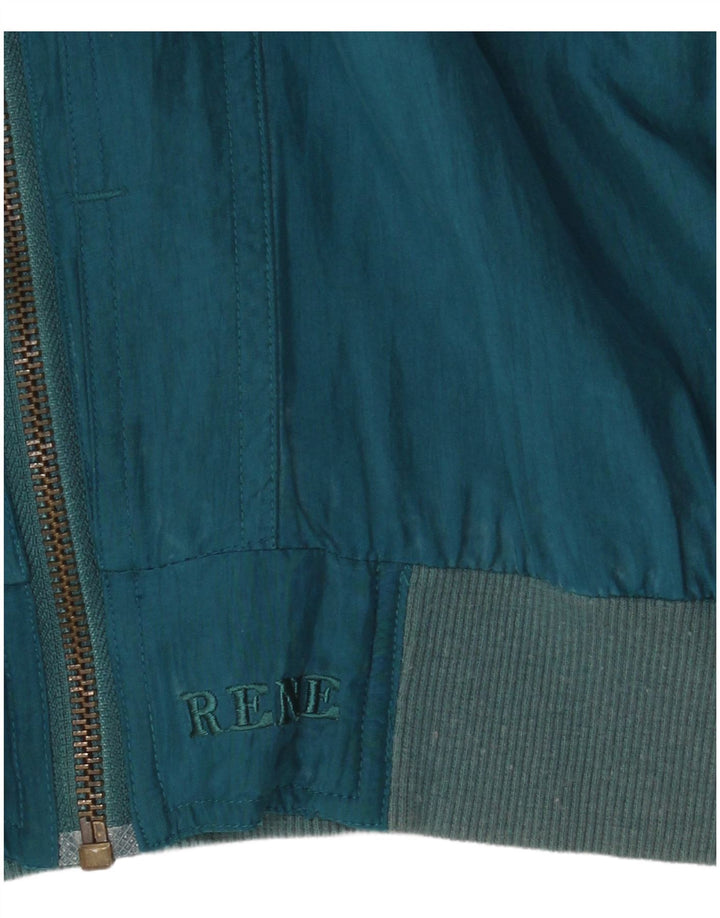 Ανδρικό μπουφάν Rene Bomber UK 38 Medium Blue Silk