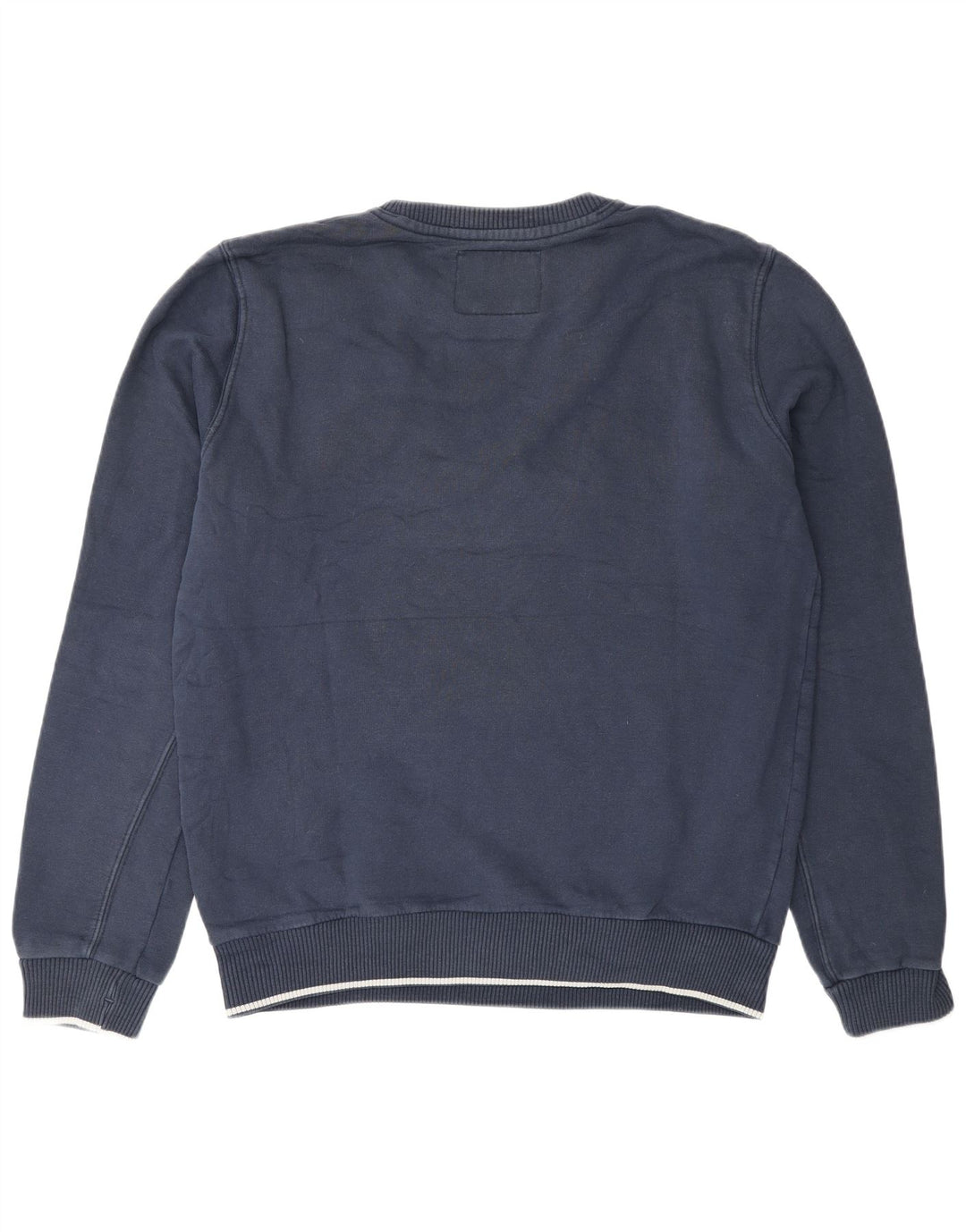 Woolrich Ανδρικό γραφικό φούτερ Jumper Μεγάλο Ναυτικό Βαμβακερό