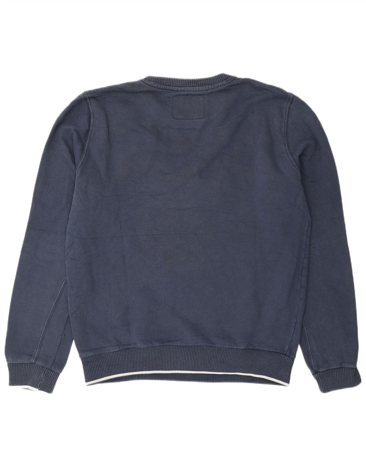 Woolrich Ανδρικό γραφικό φούτερ Jumper Μεγάλο Ναυτικό Βαμβακερό