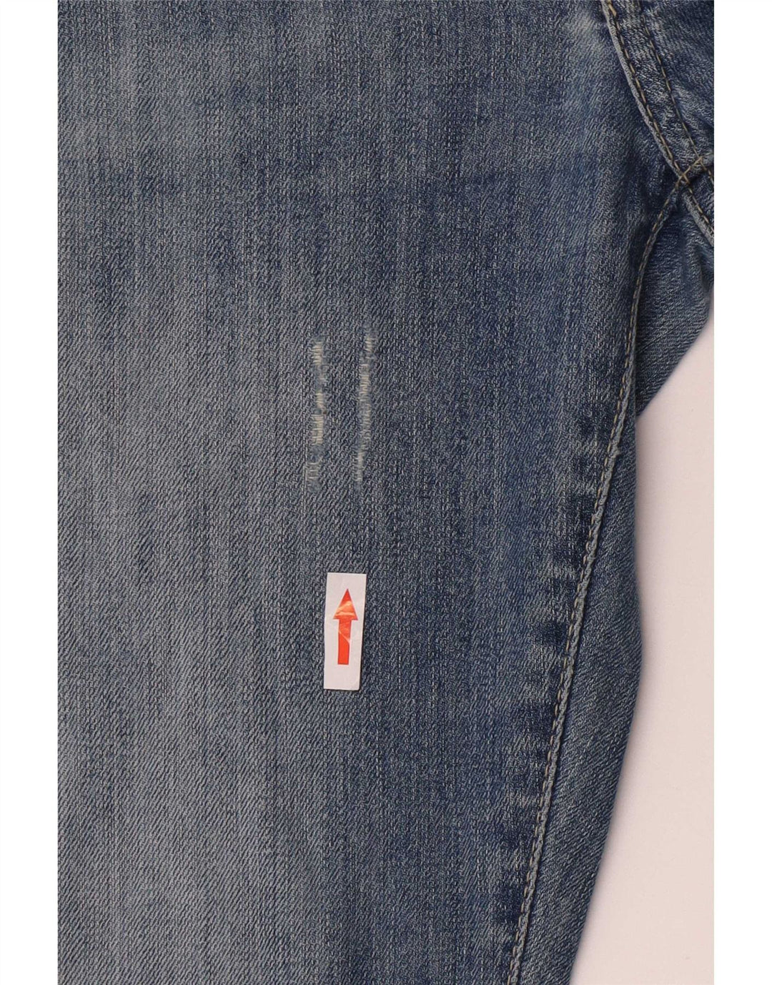 Calvin Klein Γυναικεία Distressed Slim Jeans W32 L33 Blue