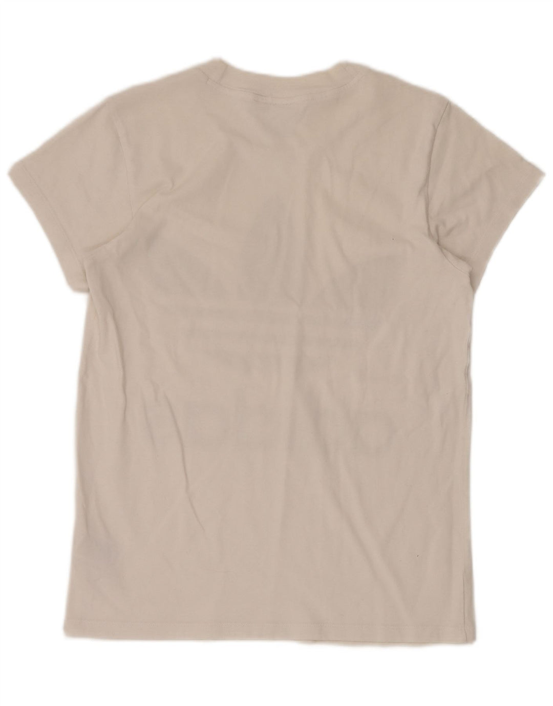 Γυναικείο γραφικό μπλουζάκι μεγάλου μεγέθους ADIDAS UK 2 2XS λευκό βαμβακερό