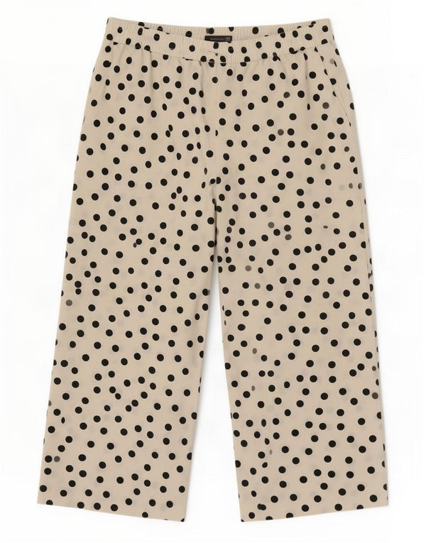 Marks & Spencer Γυναικείο Cropped Παντελόνι UK 16 Large W34 L26 White Dot