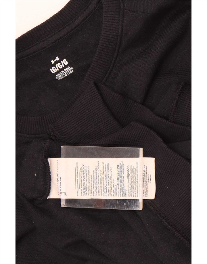Ανδρικό φούτερ Under Armour Jumper μεγάλο μαύρο βαμβακερό
