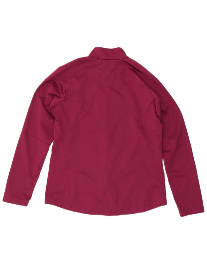 Γυναικεία αθλητική φόρμα Asics Top Jacket UK 16 Large Burgundy Polyester