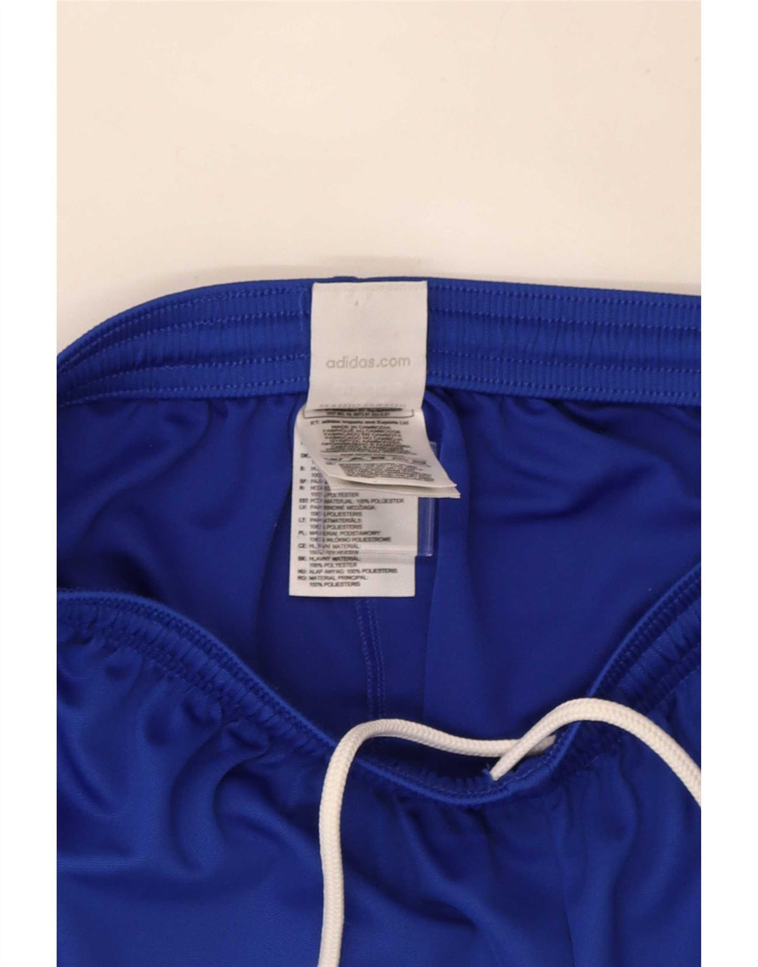 Ανδρικό αθλητικό σορτς Adidas Climalite από μεσαίο μπλε πολυεστέρα