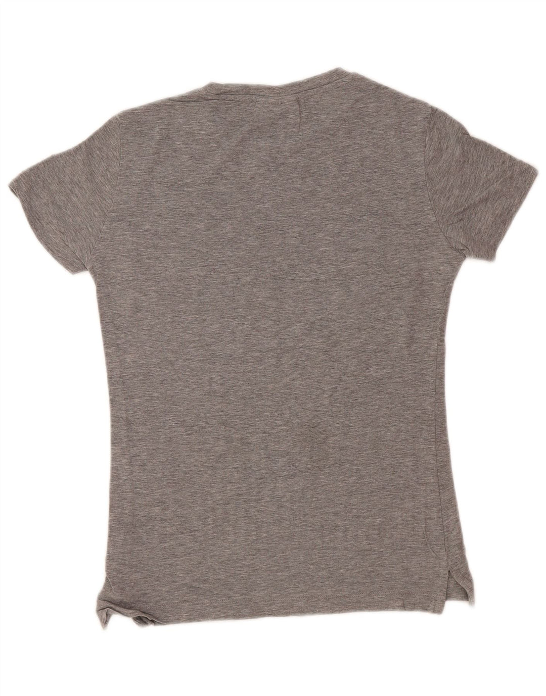 Γυναικείο γραφικό μπλουζάκι ELLESSE τοπ βρετανικό 10 μικρό γκρι βαμβάκι