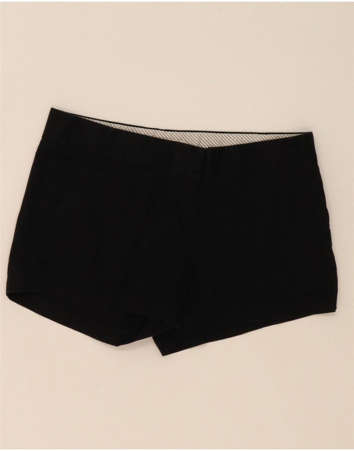 J. CREW Womens Broken In Chino Shorts US 6 Medium W32 Black Cotton Vintage J. Crew and Second-Hand J. Crew from Messina Hembry 