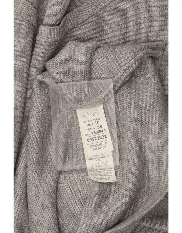 Marks & Spencer Γυναικείο υπερμεγέθη φόρεμα άλτης UK 10 Μικρό γκρι βισκόζη