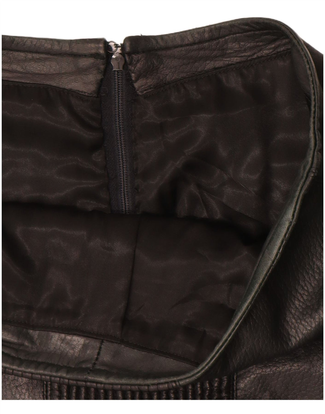 Γυναικεία Δερμάτινη Φούστα VNTAGE W26 Μικρή Μαύρη