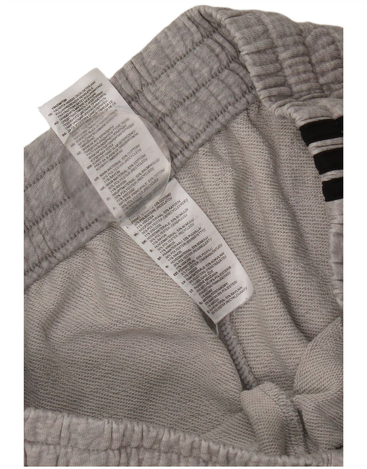Ανδρική φόρμα Adidas Παντελόνι Joggers Βαμβακερό μεσαίο γκρι