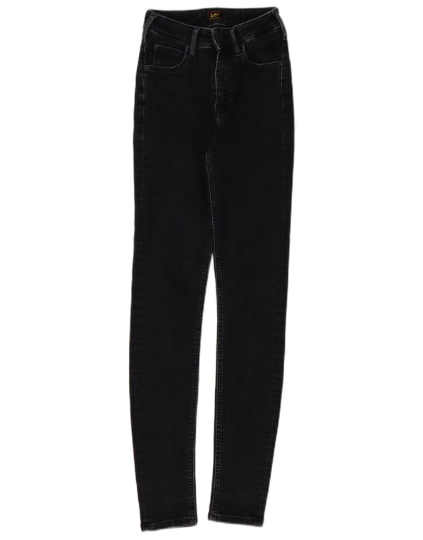 Lee Womens Forever fit Skinny Jeans W26 L33 Μαύρο βαμβακερό