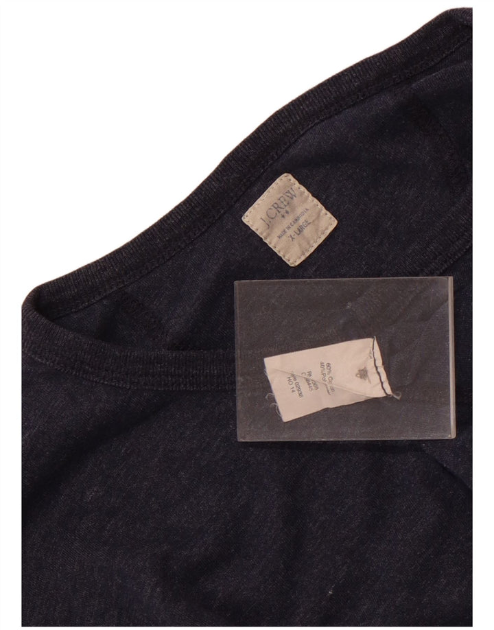 Ανδρικό τοπ J. Crew μακρυμάνικο XL Navy Blue Cotton